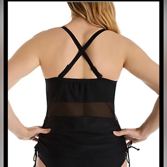 NWT- Curvy Kate Sheer Class underwire Tankini (34G) and High Waist Bikini (S) - Picture 5 of 14